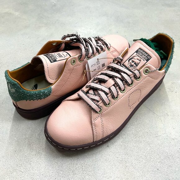 Adidas Men's Stan Smith x Brain Dead Vapour Pink IH3434 - New - Picture 1 of 7